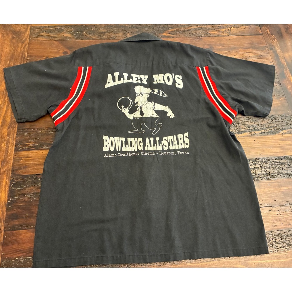 Vintage Bowling Shirt Hilton Authentic Men's Size Medium Rockabilly  Americana